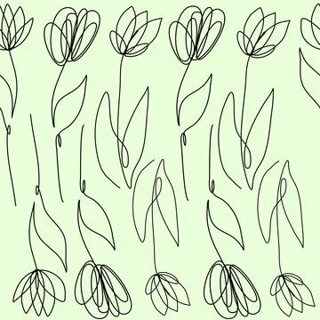 Floral Pattern Background Vector Illustrazione stock