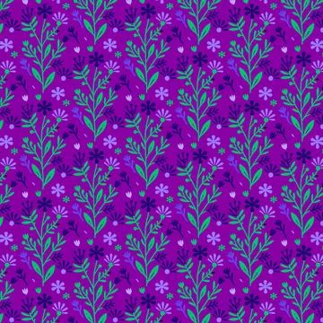 Floral pattern with beautiful botanical elements for fashion prints wallpaper Stock Illustration