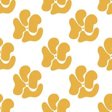 Floral pattern in boho style, minimalism. Pattern with wildflowers Illustrazione stock