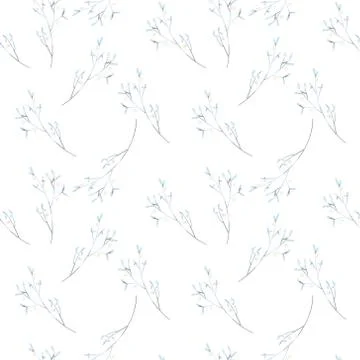 Floral pattern botanical patern digital clip art watercolor flowers yellor fl Stock Photos