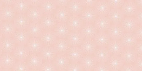 Floral pattern circle lines on pink background Illustrazione stock
