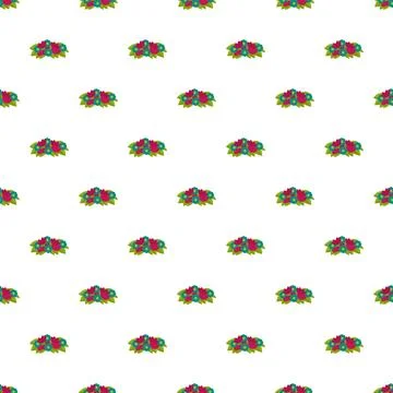 Floral pattern creating a seamless spring summer background Stockillustratie