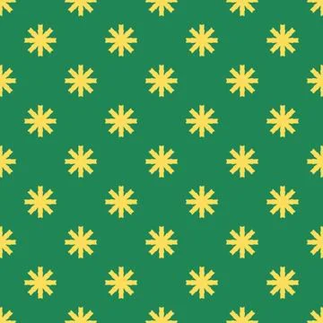 Floral pattern design with flower shape in flat style for textile or printi.. Stock Illustration