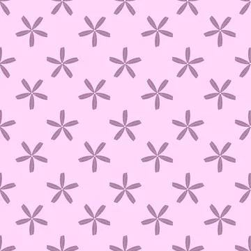 Floral pattern design with flower shape in flat style for textile or printi.. Stock Illustration