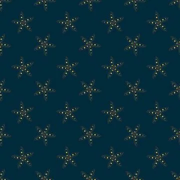 Floral pattern design with flower shape in flat style for textile or printi.. Stock Illustration