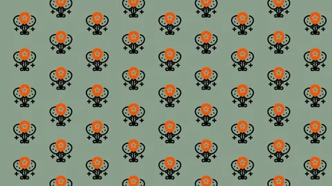 Floral Pattern Design - Seamless and Repeating for Textile Prints. Video stock 325380405