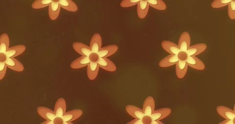 Floral Pattern, easter background, autumn flowers Stock Footage 303929841
