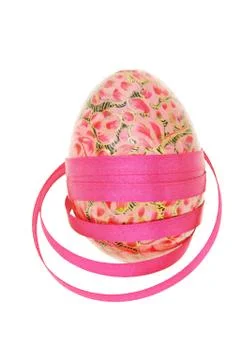 Floral pattern easter egg Stock Photos
