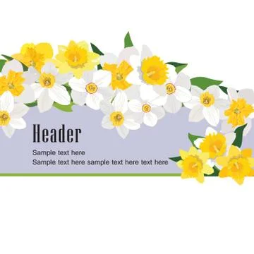 Floral pattern. Flower background. Spring garden border Stockillustratie