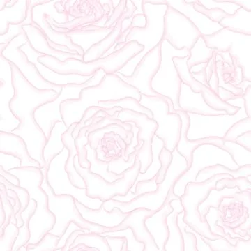 Floral pattern. Flower seamless background. Flourish ornamental garden Stock Illustration
