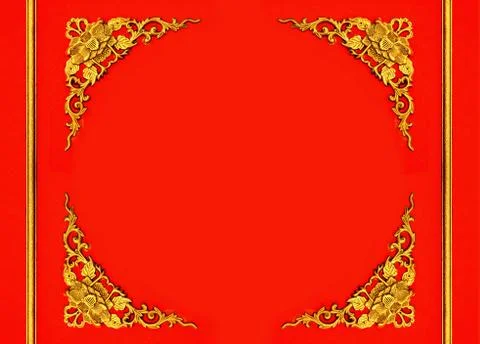 Floral pattern frame Stock Photos