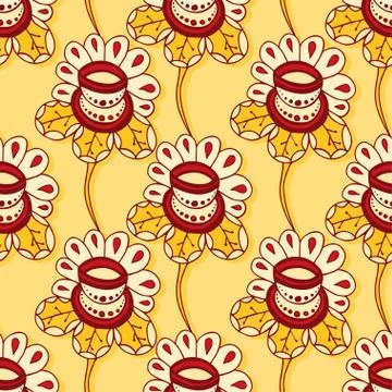 Floral Pattern Stock Illustration