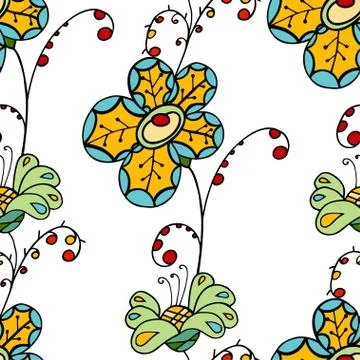 Floral Pattern Illustrazione stock