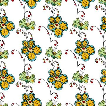 Floral Pattern Stock Illustration
