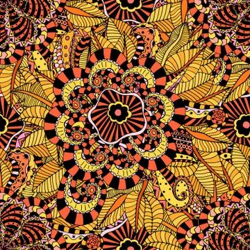 Floral pattern. Ilustração Stock