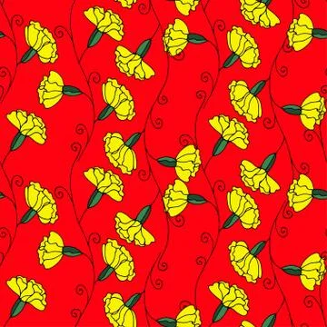 Floral Pattern Illustrazione stock