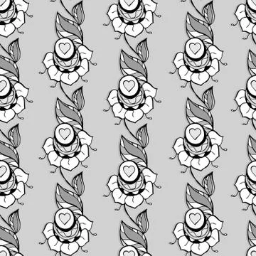 Floral Pattern Stock Illustration