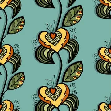 Floral Pattern Illustrazione stock