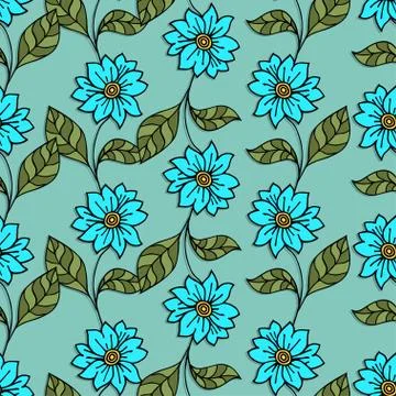 Floral Pattern Stock Illustration