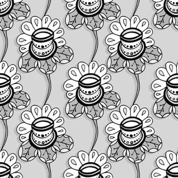 Floral Pattern Stock Illustration