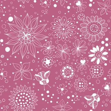 Floral pattern Illustrazione stock