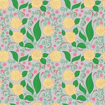 Floral Pattern Stock Illustration