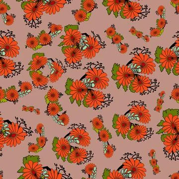 Floral pattern. Stock Illustration