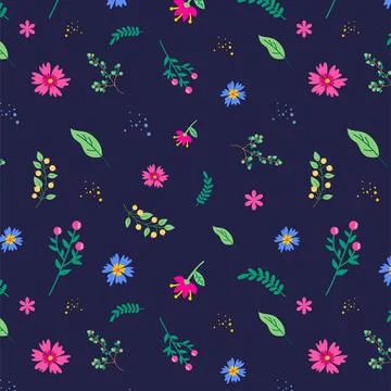Floral Pattern Stock Illustration