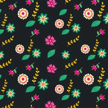 Floral Pattern Stock Illustration