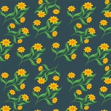 Floral Pattern Stock Illustration