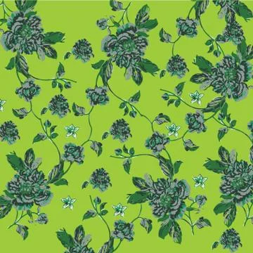 Floral Pattern Illustration Design Stock Illustration