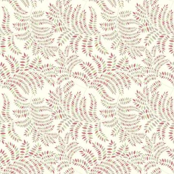 Floral pattern with leaves. leaf seamless texture. Nature background. Stock Illustration