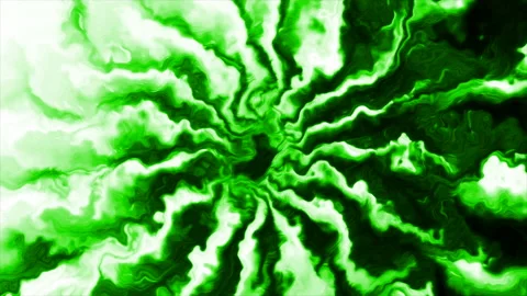 Floral pattern. Motion. A bright swirling green background made in cartoon Stock Footage 236575920