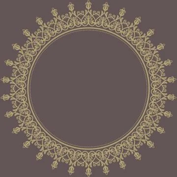 Floral  Pattern. Orient Abstract Background Stock Illustration