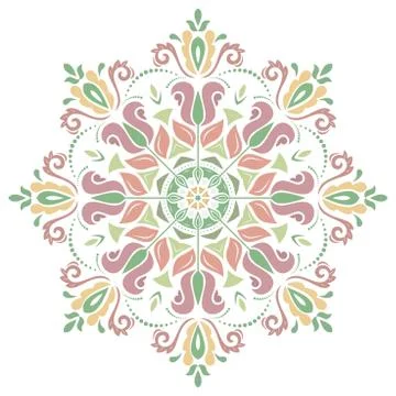 Floral  Pattern. Orient Abstract Background Stock Illustration