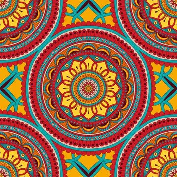 Floral pattern paisley Stock Illustration