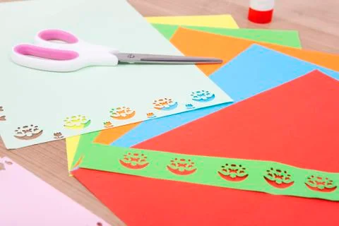 Floral pattern paper 写真素材