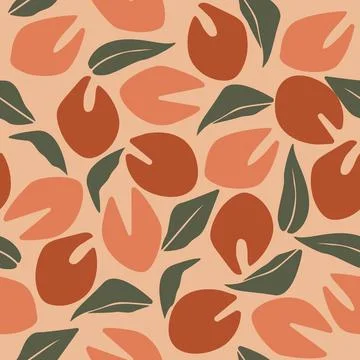Floral pattern with physalis flowers . Vector illustration. Tropical plants Illustrazione stock
