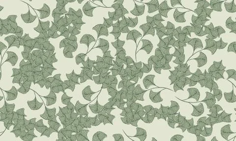Floral pattern. Plant texture for fabric, wrapping, wallpaper and paper. 스톡 일러스트