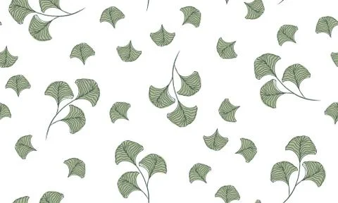 Floral pattern. Plant texture for fabric, wrapping, wallpaper and paper. 스톡 일러스트