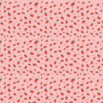 Floral Pattern with Red Roses Stock Illustration