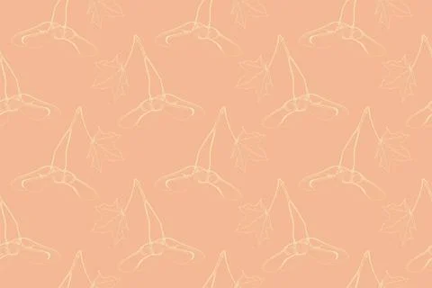 Floral pattern seamless background. Foliage and flower wallpaper design of na Stock-Illustration