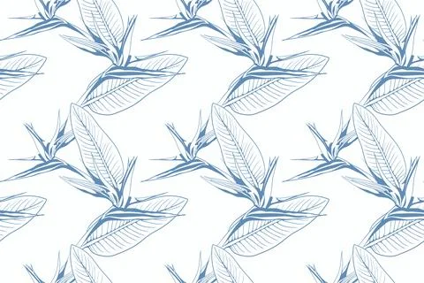 Floral pattern seamless background. Foliage and flower wallpaper design of na Stock-Illustration