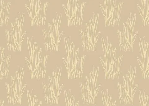 Floral pattern seamless background. Foliage and flower wallpaper design of na Stock Illustration