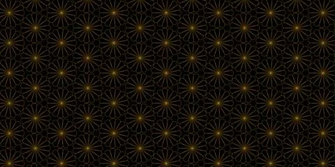 Floral pattern seamless with geometric design Stock Illustration