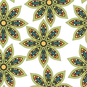 Floral pattern seamless Stock Illustration