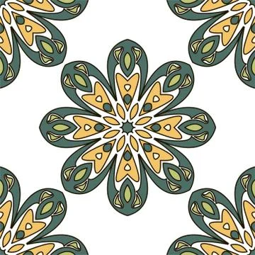 Floral pattern seamless Illustrazione stock