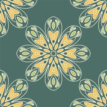 Floral pattern seamless Stock Illustration