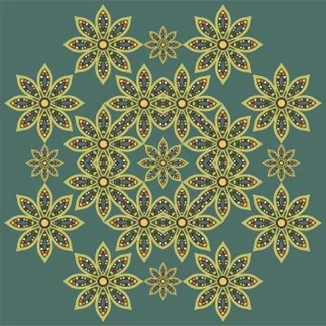 Floral pattern seamless Stock Illustration