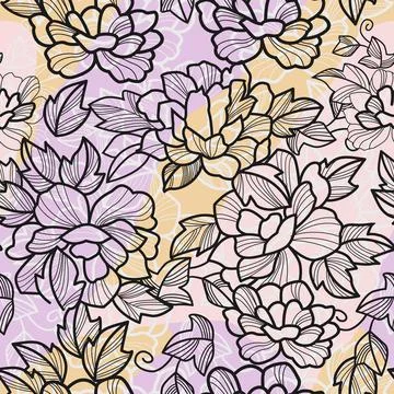 Floral pattern seamless  Illustrazione stock